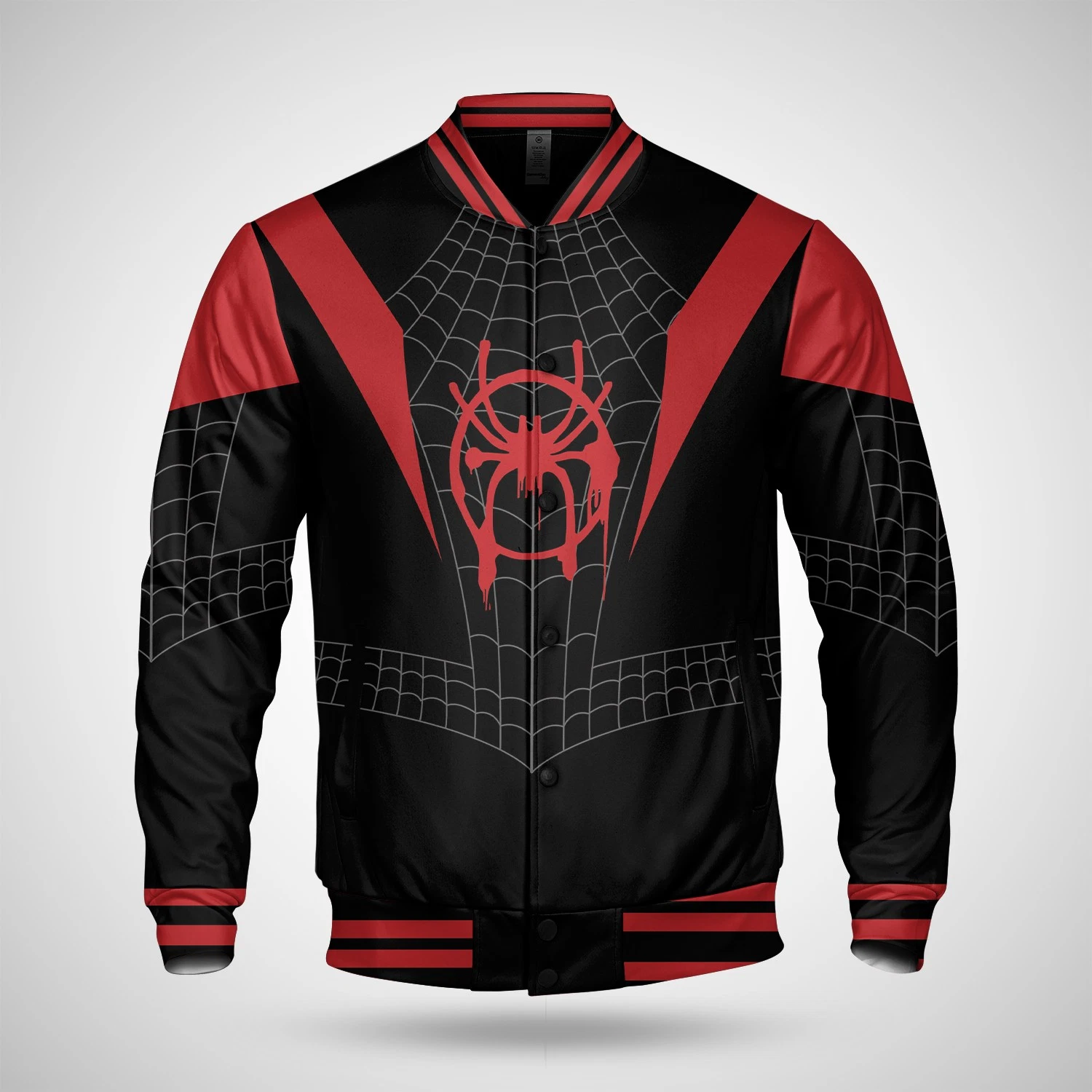 Spiderman Miles Morales Cosplay Bomber Jacket