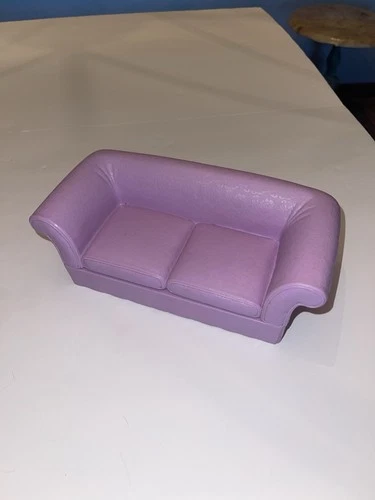 Vintage Barbie Doll Purple Sofa Couch Dollhouse Furniture Replacement 1996