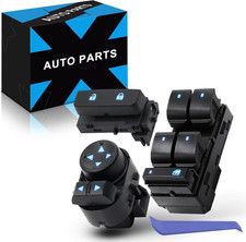 Master Power Window Switch Door Lock Switch Mirror Switch Fit For:-Chevy Sil