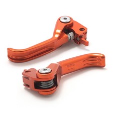 Aluminum Hydraulic Brake Lever Set for Shimano Deore XT M8000 and M8100 Orange