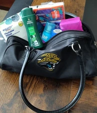 Jacksonville Jaguars Football Collector Logo NFL Team Fan Bag Travel Pack Black