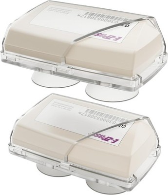 NEW Clear, 2-Pack EZ Pass Holder Strong Suction Cups. Multi-car Toll Pass iPass