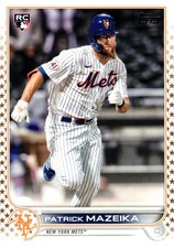 2022 Topps #166b Patrick Mazeika Gold Stars RC