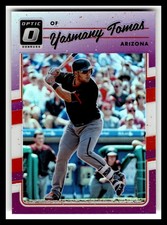 2017 Donruss Optic #67 Yasmany Tomas Purple