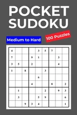 Pocket Sudoku 4x6: Sudoku Puzzles Book for Adults From Medium to Hard with Solut