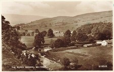 RIVER HODDER, WHITEWELL, LANCASHIRE REAL PHOTO POSTCARD (5235/25/W10