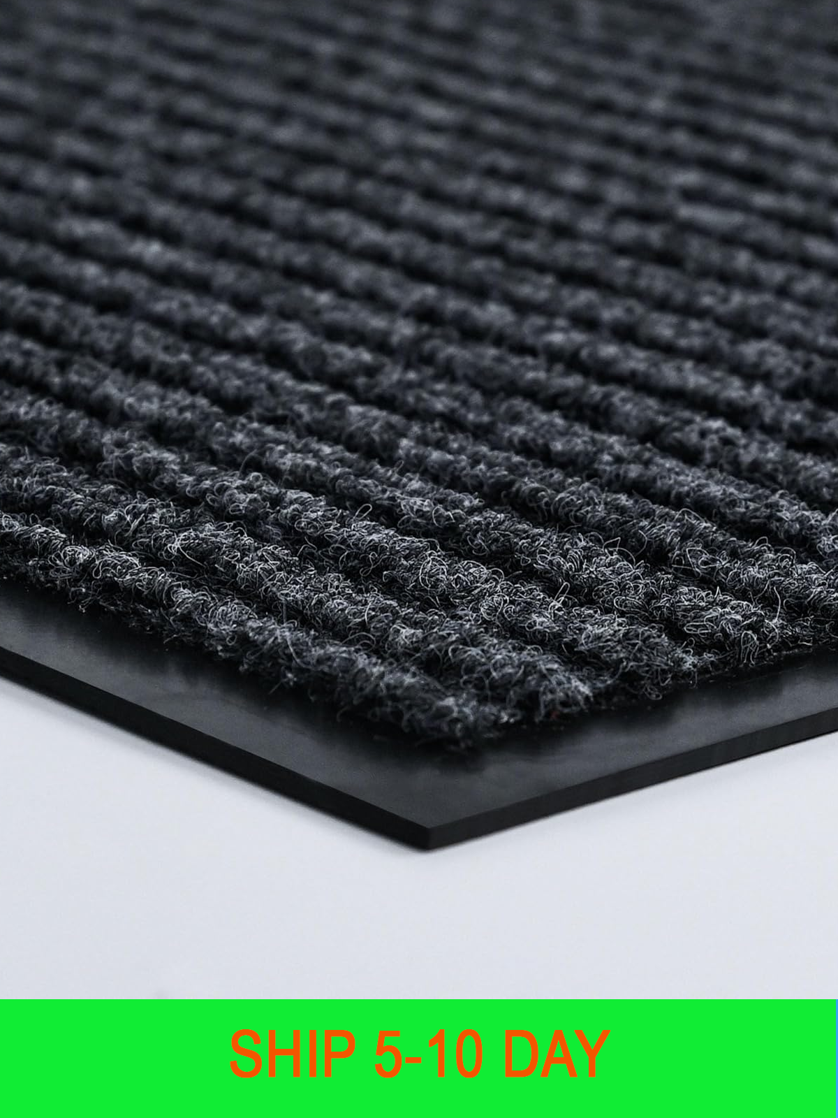 Durable Front Door Mat, Heavy Duty Indoor Outdoor Doormat, 48” x 36” Low Profile