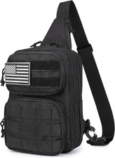 Tactical Crossbody Bag for Men - Durable Sling Bag with Cross Body Design EDC Sh