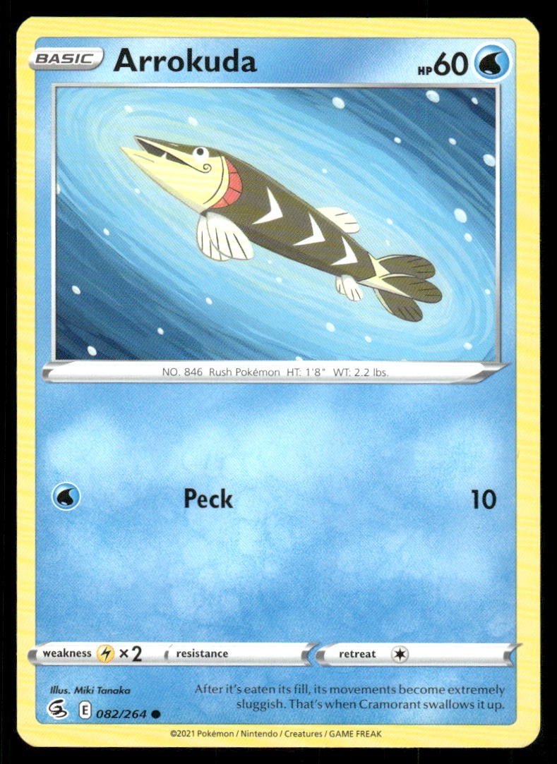 Pokémon TCG Pokémon Arrokuda Arrokuda Common Regular