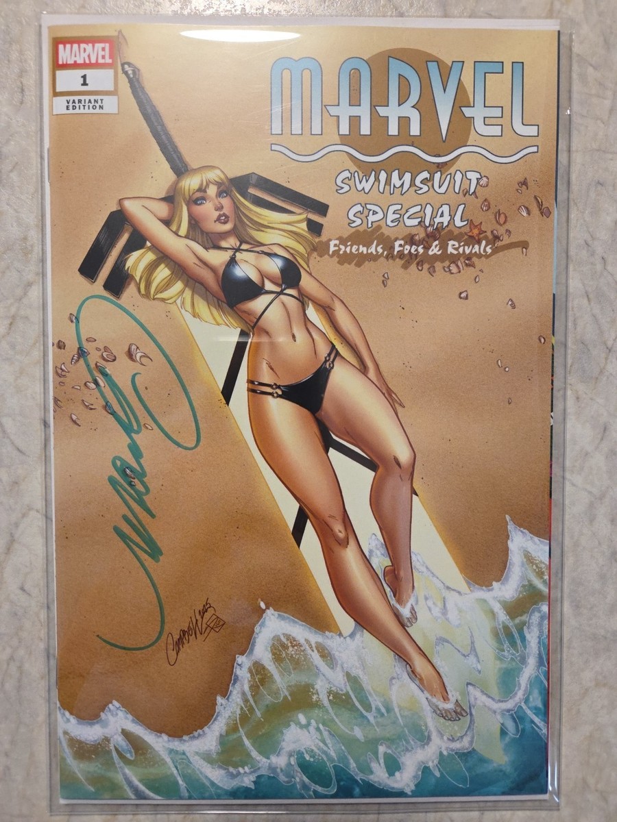 Marvel Swimsuit Special 2025 #1-C J Scott Campbell Magik Signed W