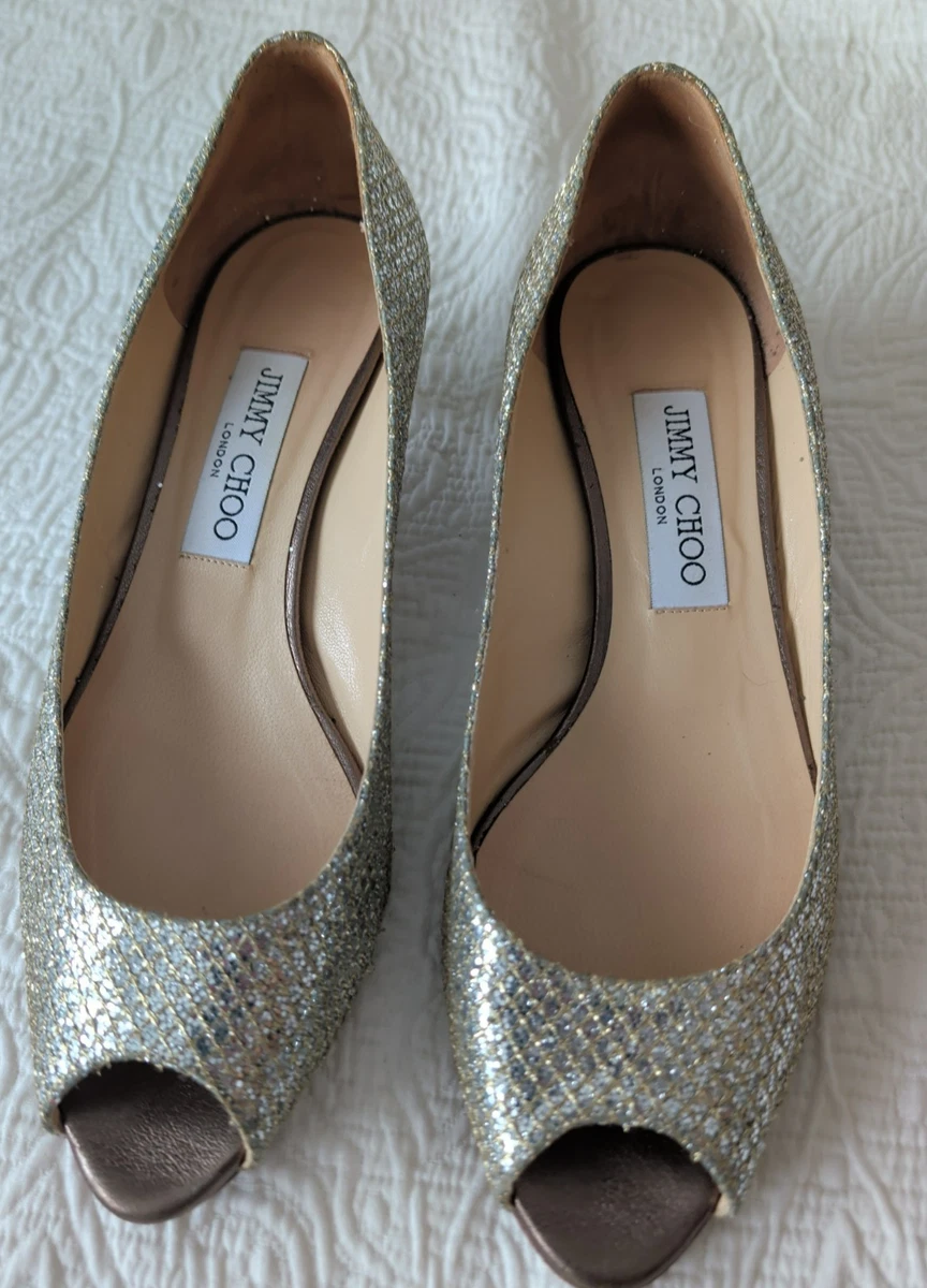 Jimmy Choo Silver Heels for Women for sale - eBay