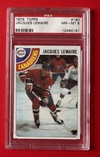 1978 Topps Jacques Lemaire #180 PSA 8 Montreal Canadians Vtg Graded Hockey Card 