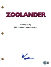 Ben Stiller Signed Autograph Zoolander Movie Script Full Screenplay Beckett COA