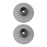 2 Bremsscheiben Hinterachse Voll Ø 52 Mm 8 Mm Valeo FüR U.A. Renault Clio