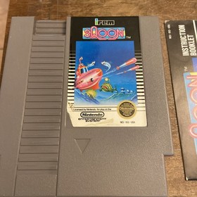 Sqoon w/Manual NES Nintendo