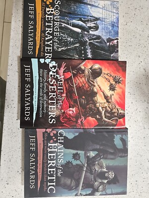 Jeff Salyards Complete Bloodsounder's Arc Trilogy Scourge Betrayer Veil Deserter