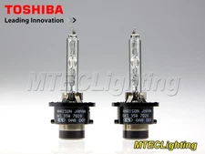 2X Brand New Genuine OEM Toshiba Harison D4S Xenon HID Bulbs Made in Japan
