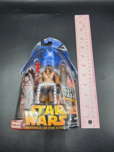 Star Wars Revenge Of The Sith WOOKIEE WARRIOR Figure - Picture 14 of 14
