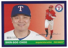 2020 Topps Archives Purple #99 Shin-Soo Choo Texas Rangers #ed 69/175