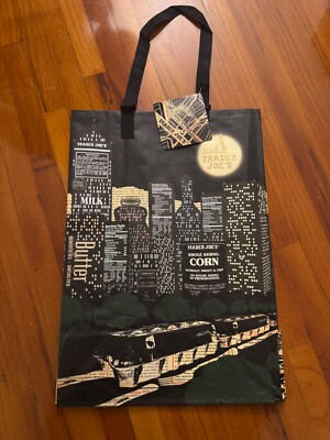 Trader Joe's RARE NOCTURNE Night View Reusable Shopping Bag NWT