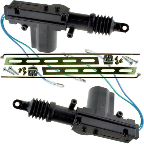 2 Universal Power Door Lock Actuators Compatible w/ Keyless Entry Alarm Pair USA - Picture 4 of 4