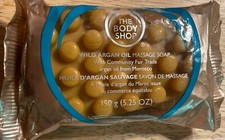 Image of The Body Shop WILD ARGAN OIL Massage Bar Soap 5.25 oz Discontinued Rare SEALED