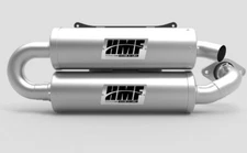 HMF Racing Ultra Quiet Twin Loop Exhaust Slip On Polaris General 1000 | 4 2016+