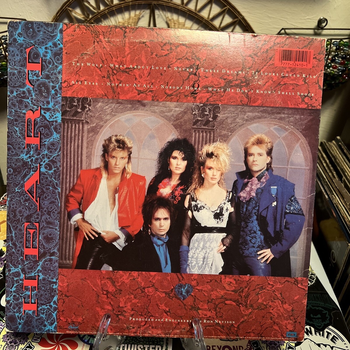 Heart Self-Titled 1985 Capitol Records (ST 12410) Record Album