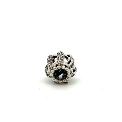パンドラ チャーム Pandora 925 silver #791779cz Shimmering Sentiments Love slide