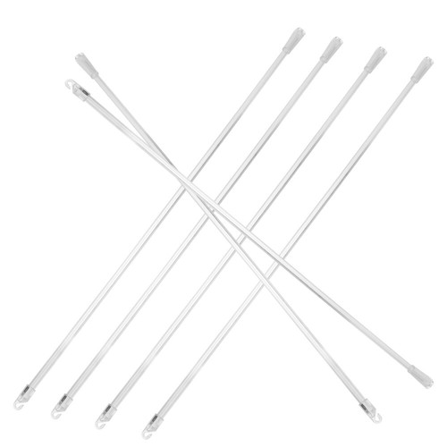 6 Pcs Curtain Rod Accessories Blinds Wand Replacement Stick Vertical - Picture 3 of 12