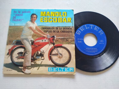Manolo Escobar Juicio de Faldas Pelicula 1969 Belter - Single LP Vinilo 7'' G+/G+