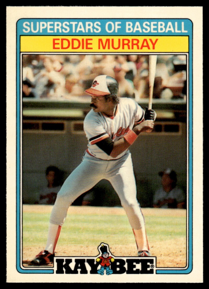 1987 Topps Kay-Bee Superstars of Baseball EDDIE MURRAY #22 Orioles HOF