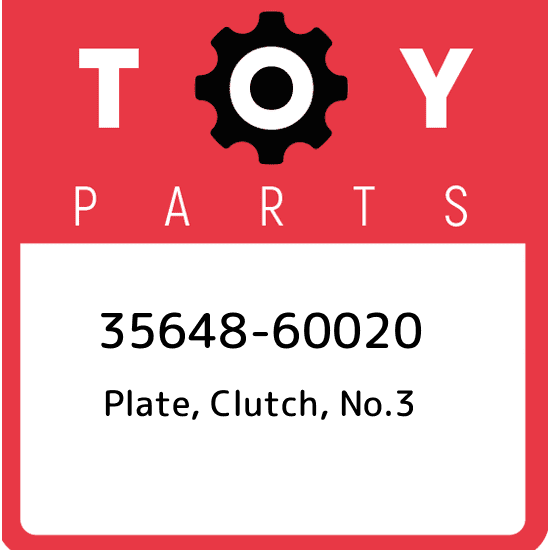 35648-60020 Toyota Plate, clutch, no.3 3564860020, New Genuine OEM 