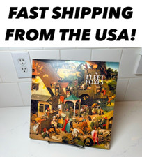 Vinyl Record Holder Display Stand While Playing Portable Wire FOLDS UP    SHIP 