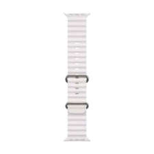 Generic Apple Ocean Band Watch Ultra/Ultra 2 - White One Size (49mm) Generic