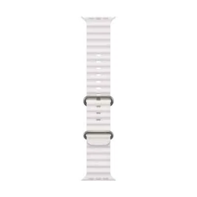 Generic Apple Ocean Band Watch Ultra/Ultra 2 - White One Size (49mm) Generic