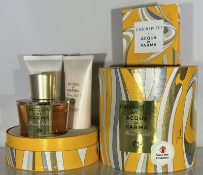 Acqua di Parma Emilio Pucci Rosa Nobile 3-Pcs EDP Set, Floral Citrus Scent