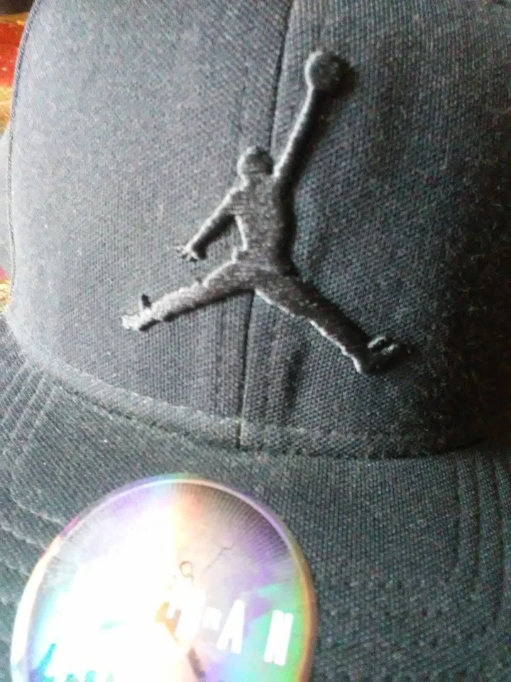 Air Jordan Cap Snapback black schwarz ton in ton - Bild 4 von 4