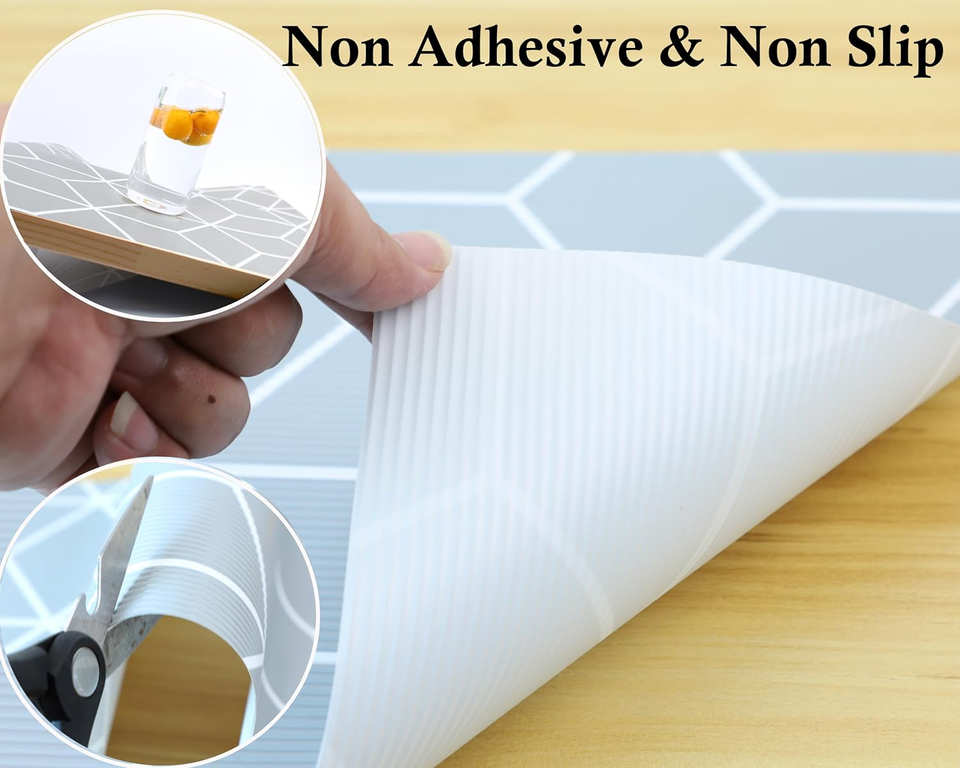 Kitchen Drawer Liners Non Adhesive Shelf Liners 10 Inch Wide X