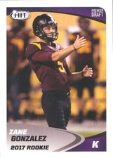 SAGE-HIT Zane Gonzalez RC COMMANDERS PANTHERS CARDINALS BROWNS ASU Sun Devils