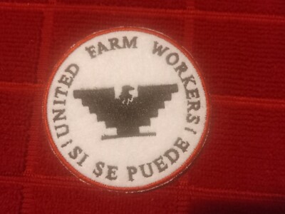 United Farm Workers ''si se puede'' iron on patch