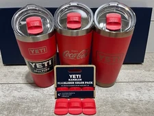 YETI Magslider Color TRIO Pack *RESCUE RED!* 3 Pack also GREAT on FOH &COKE RED!