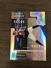 2020 Panini Absolute Baseball-Ozzie Albies-Unsung Heroes Silver #87/99-Mint
