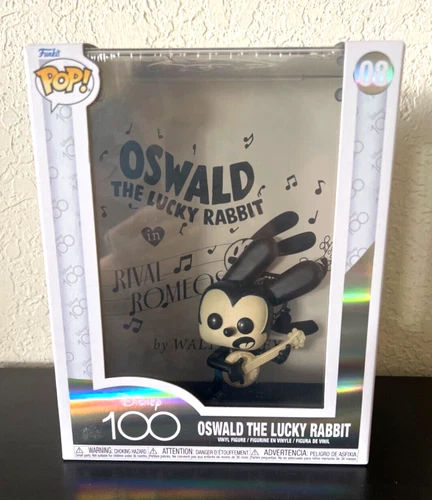 Funko Pop! Art Cover D100 Disney 100 Oswald The Lucky Rabbit #08 NEW in BOX