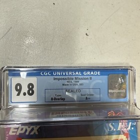 Impossible Mission II for NES - CGC 9.8 A++ H-Overlap