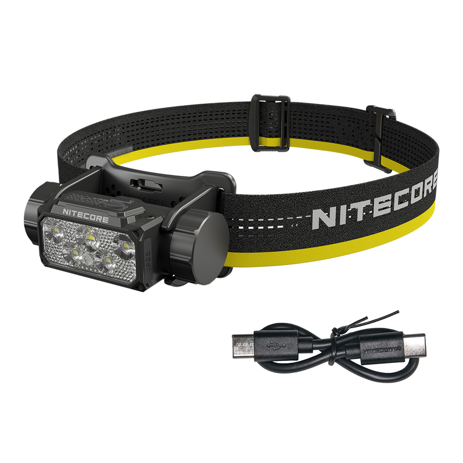 Faro recargable Nitecore HC70 UHE 1600 lúmenes con tiempo de ejecución extra largo