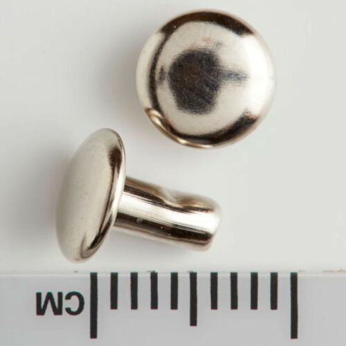 Türkisfarbene Synthetische Nieten – 7 Mm, 10 Stück, Für Lederarbeiten (Tandy Leather)