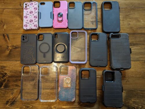 17 Used Apple iPhone Cases OtterBox Etc - Picture 1 of 6
