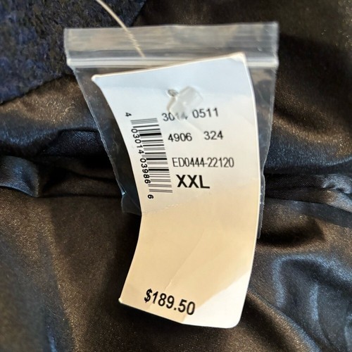 BNWT Ricki’s women’s navy blue double breasted hooded winter warm coat size XXL - Picture 8 of 11