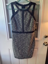 GUESS Los Angeles Women's Size 10  Ivory/Black  Dress